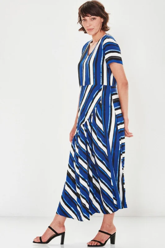 BLUR MAXI DRESS - 8408NB