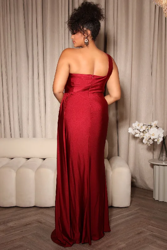 Diamonds Are Forever Gown - Burgundy