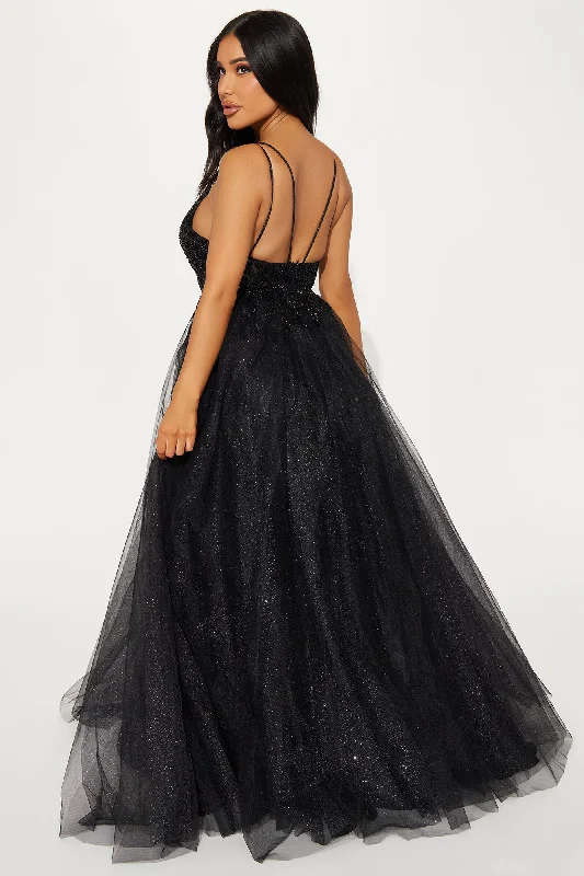 Fairy Tale Princess Maxi Dress - Black