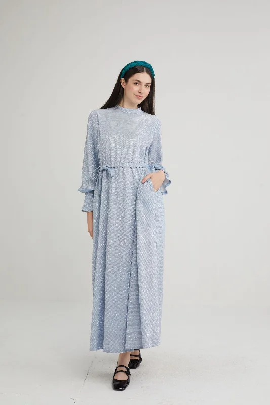 Starlight Petal Sleeve Maxi Dress