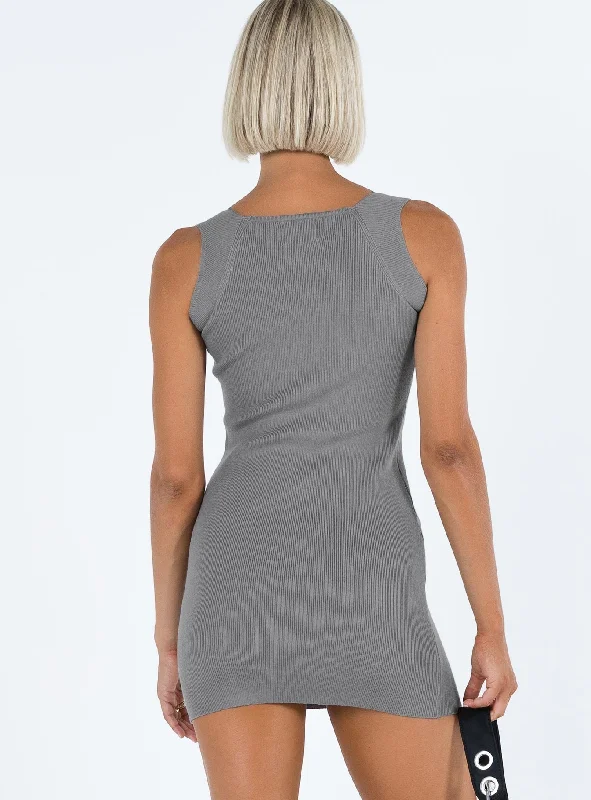 Lehna Mini Dress Grey