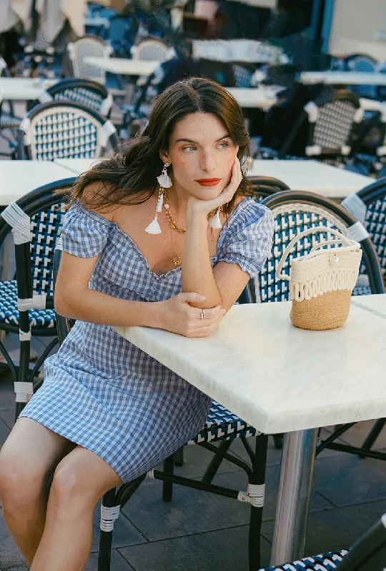 Maisy Dress - Blue Gingham