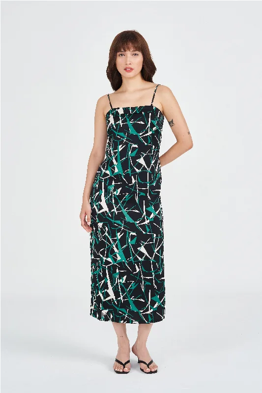 Nixe Printed Midi Dress